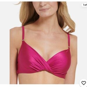 New Calvin Klein Women's Twist-Front Underwire Bikini Top Medium